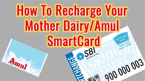 mother dairy smart change card recharge online|Mother Dairy Launches ‘Smart Card’ System .